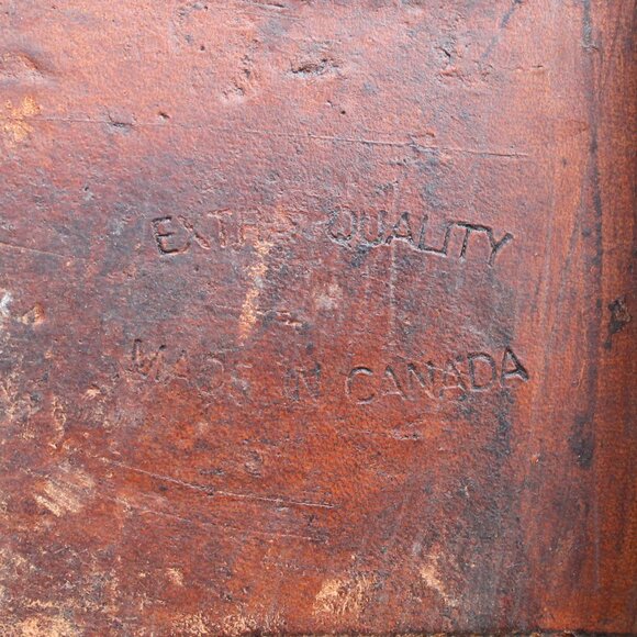 Vtg 1980s Dack's Dark Brown Water Bison Derby, Made in Canada, Men's 9.5 E, GUC - Picture 12 of 14